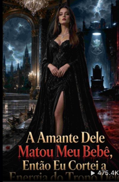 Capa da minissérie A Amante Dele Matou Meu Bebê, Então Eu Cortei a Energia do Trono