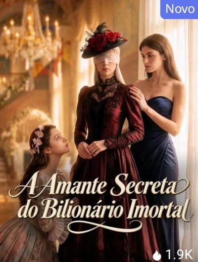 Capa da minissérie A Amante Secreta do Bilionário Imortal