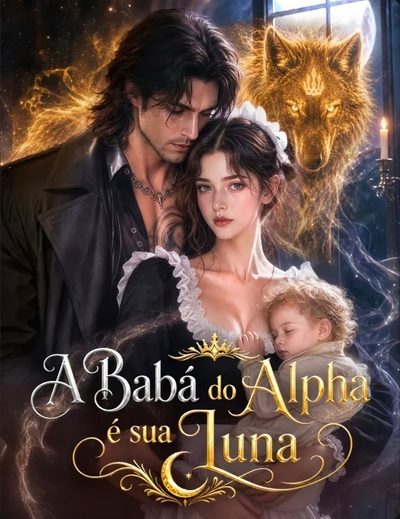 Capa da minissérie A Babá do Alpha É Sua Luna a Babá do Alfa É a Luna Dele