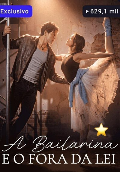 Capa da minissérie A Bailarina e o Fora da Lei
