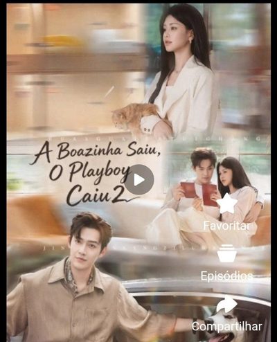 Capa da minissérie A Boazinha Saiu, o Playboy Caiu 2