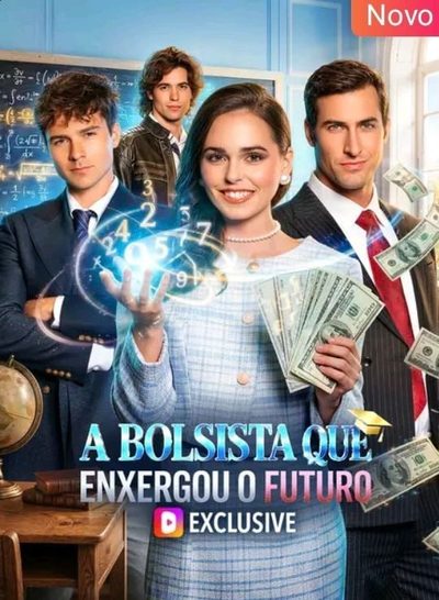 Capa da minissérie A Bolsista que Enxergou o Futuro