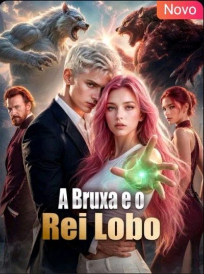 Capa da minissérie A Bruxa e o Rei Lobo
