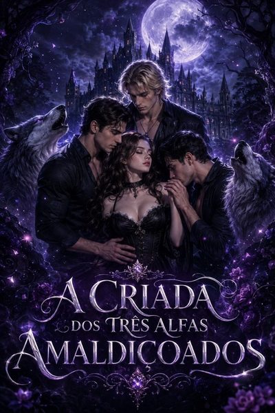 Capa da minissérie A Criada dos Três Alfas Amaldiçoados