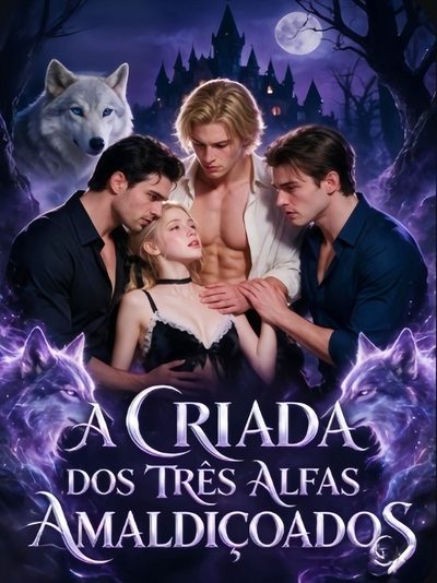 Capa da minissérie A Criada dos Três Alfas Amaldiçoados -