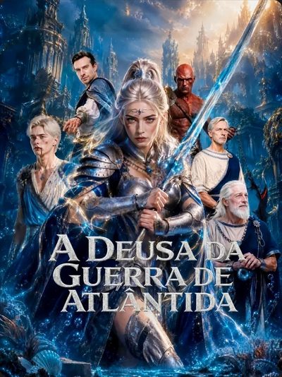 Capa da minissérie A Deusa da Guerra de Atlântida