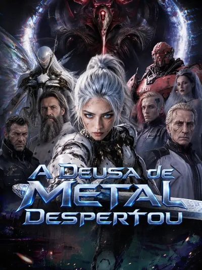 Capa da minissérie A Deusa de Metal Despertou