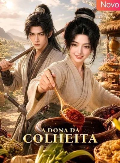 Capa da minissérie A Dona da Colheita