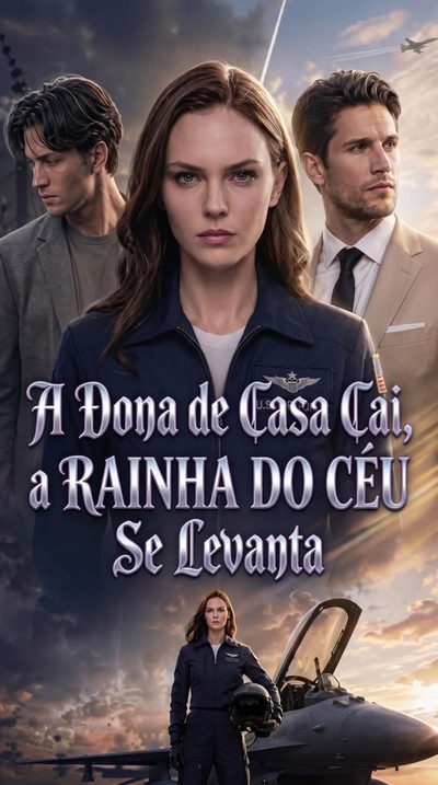 Capa da minissérie A Dona de Casa Cai, a RAINHA DO CÉU Se Levanta
