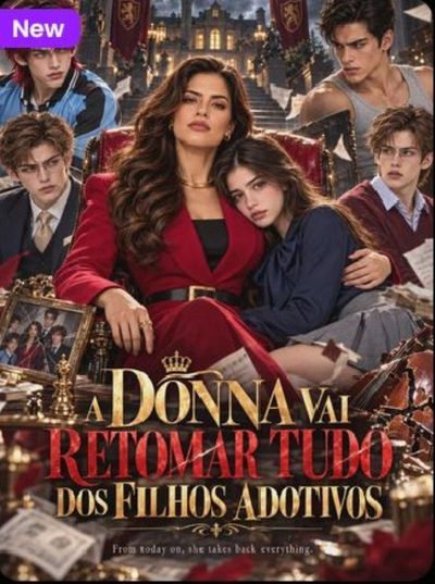 Capa da minissérie A Donna Vai Retomar Tudo dos Filhos