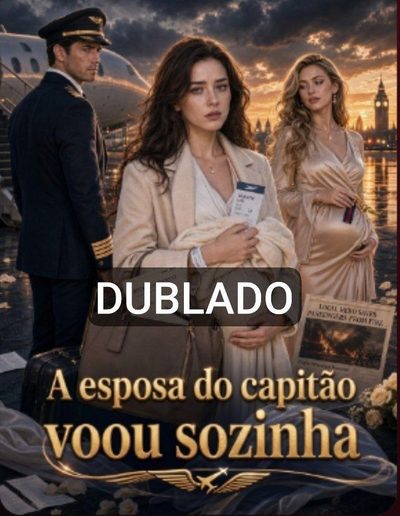 Capa da minissérie A Esposa do Capitão Voou Sozinha Dublado