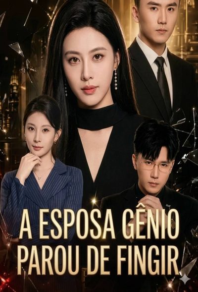 Capa da minissérie A Esposa Gênio Parou de Fingir