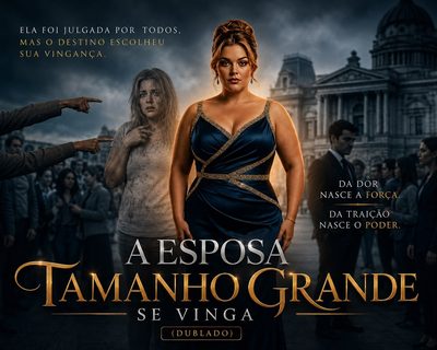 Capa da minissérie A Esposa Tamanho Grande Se Vinga