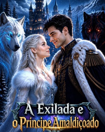 Capa da minissérie A Exilada e o Príncipe Amaldiçoado