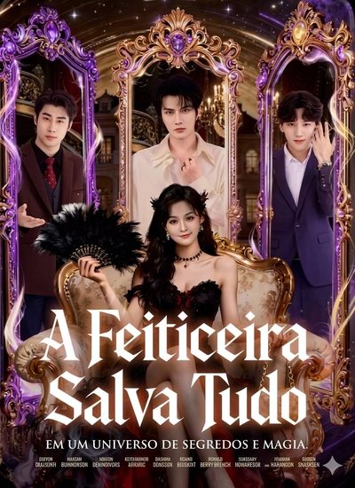 Capa da minissérie A Feiticeira Salva Tudo