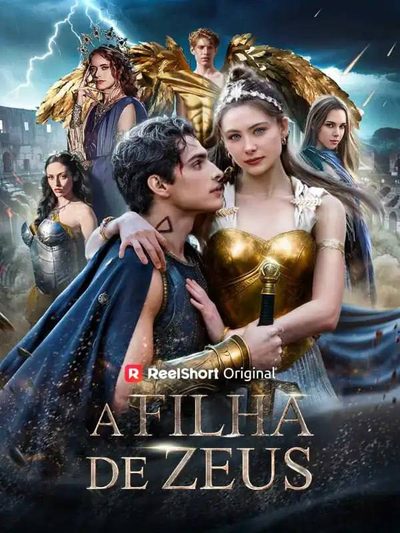 Capa da minissérie A Filha de Zeus