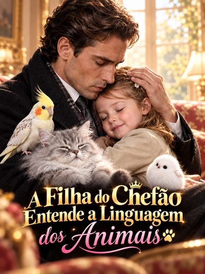 Capa da minissérie A Filha do Chefão Entende a Linguagem dos Animais