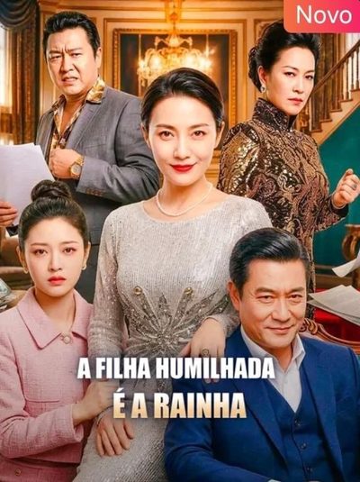 Capa da minissérie A Filha Humilhada É a Rainha