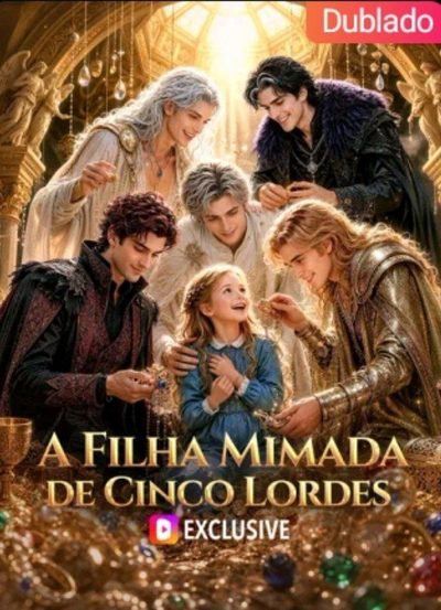 Capa da minissérie A Filha Mimada de Cinco Lordes