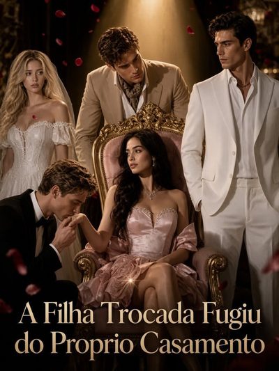 Capa da minissérie A Filha Trocada Fugiu do Próprio Casamento