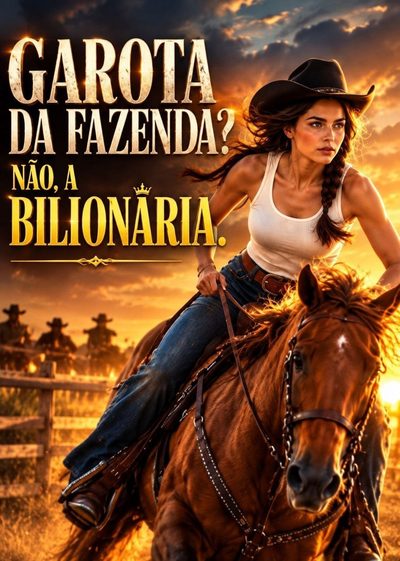 Capa da minissérie A Garota da Fazenda? Não, a Bilionária -
