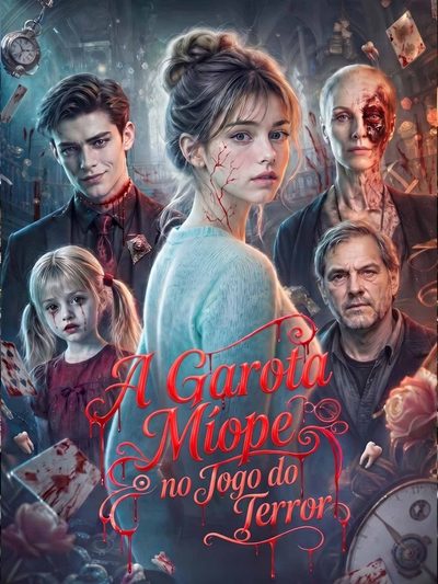 Capa da minissérie A Garota Míope no Jogo do Terror