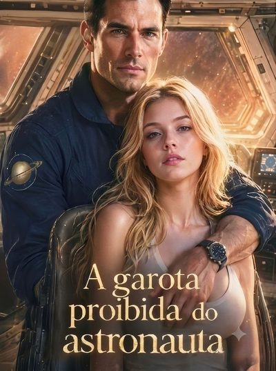 Capa da minissérie A Garota Proibida do Astronauta -