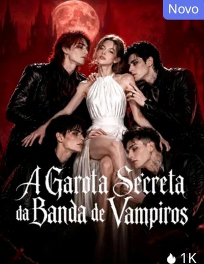 Capa da minissérie A Garota Secreta da Banda de Vampiros