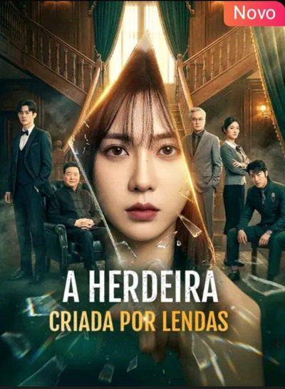 Capa da minissérie A Herdeira Criada por Lendas