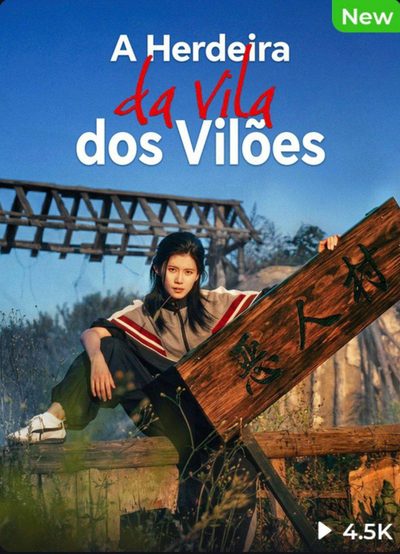 Capa da minissérie A Herdeira da Vila dos Vilões
