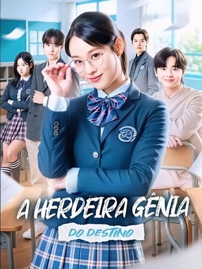 Capa da minissérie A Herdeira Gênia do Destino - Dublado