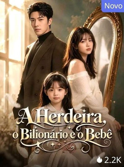 Capa da minissérie A Herdeira, o Bilionário e o Bebê