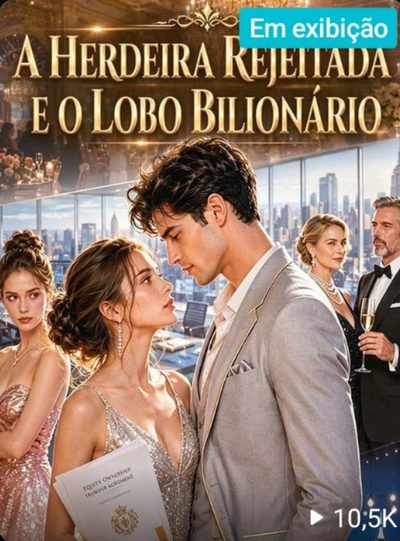 Capa da minissérie A Herdeira Rejeitada e o Lobo Bilionário