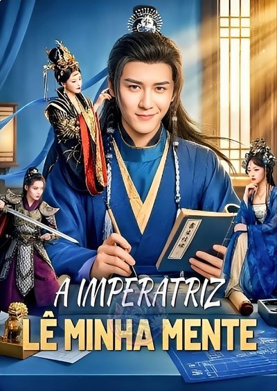 Capa da minissérie A Imperatriz Lê Minha Mente