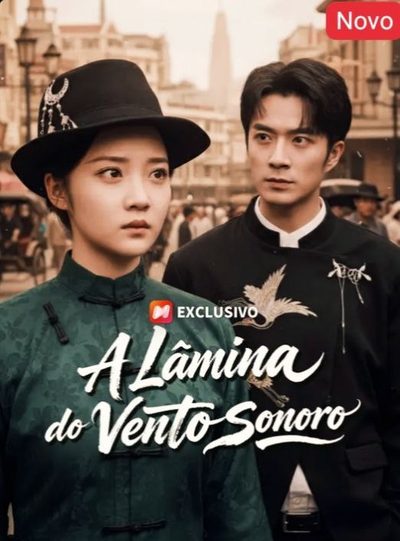 Capa da minissérie A LÂMINA do VENTO SONORO
