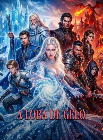 Capa da minissérie A Loba de Gelo
