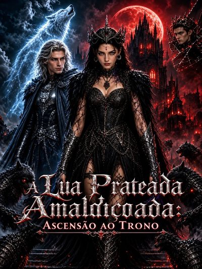 Capa da minissérie A Lua Prateada Amaldiçoada: Ascensão ao Trono