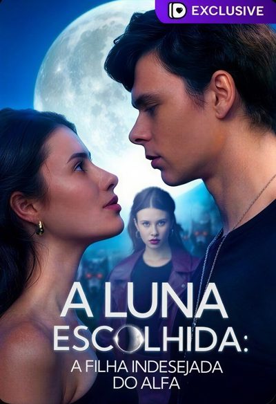 Capa da minissérie A Luna Escolhida: a Filha Indesejada do Alfa