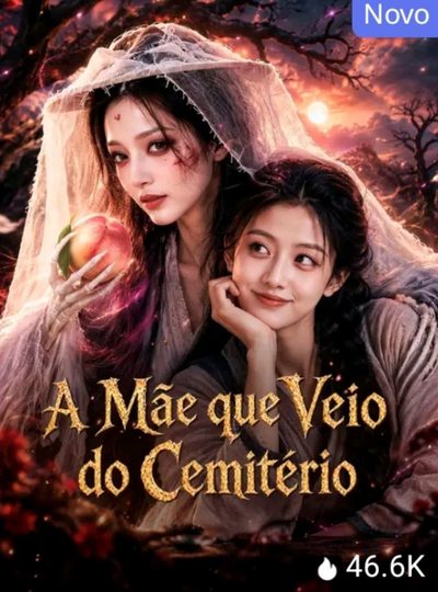 Capa da minissérie A Mãe que Veio do Cemitério