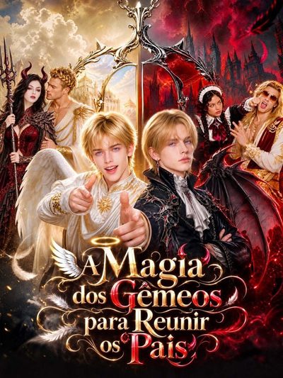 Capa da minissérie A Magia dos Gêmeos para Reunir os Pais