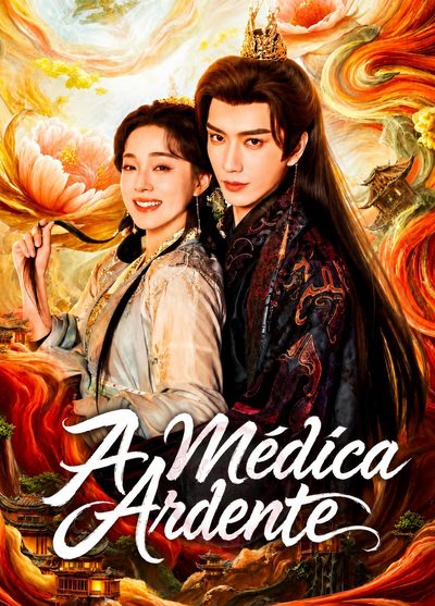 Capa da minissérie A Médica Ardente