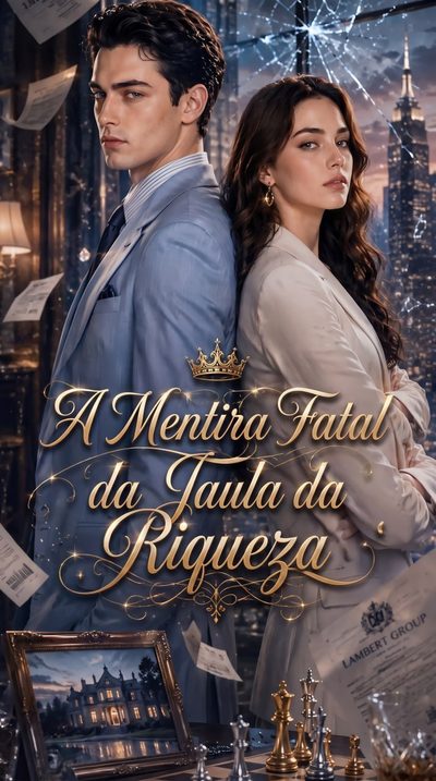 Capa da minissérie A Mentira Fatal da Jaula da Riqueza