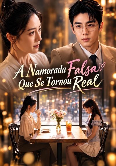 Capa da minissérie A Namorada Falsa que Se Tornou Real