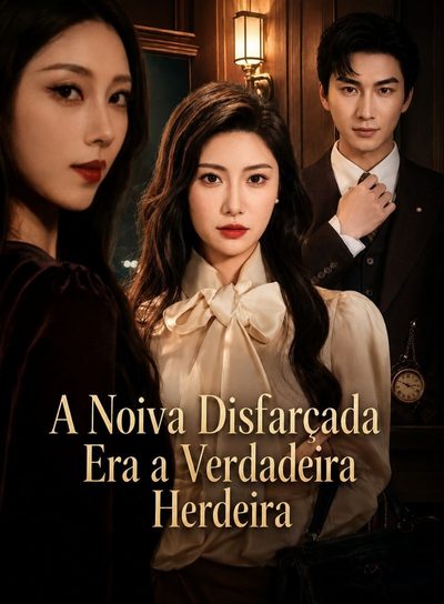 Capa da minissérie A Noiva Disfarçada Era a Verdadeira Herdeira