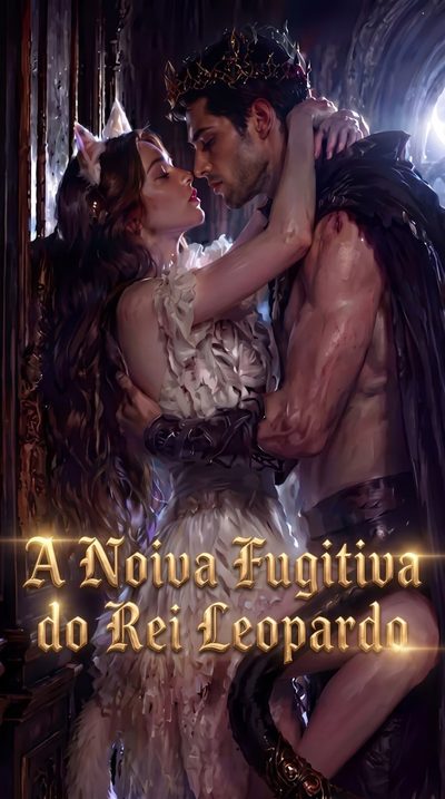 Capa da minissérie A Noiva Fugitiva do Rei Leopardo