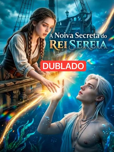 Capa da minissérie A Noiva Secreta do Rei Sereia