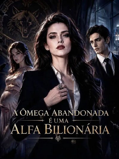 Capa da minissérie A Ômega Abandonada É uma Alfa Bilionária