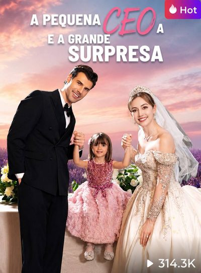 Capa da minissérie A Pequena CEO e a Grande Surpresa