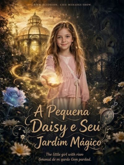 Capa da minissérie A Pequena Daisy e Seu Jardim Mágico