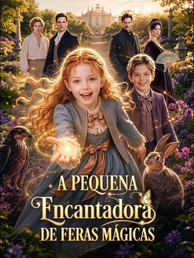 Capa da minissérie A Pequena Encantadora de Feras Mágicas